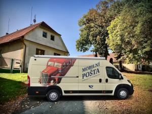 Mobilní pošta – automobil. Auto mobilní pošty.