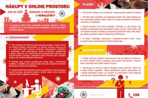 Leták Policie ČR s varováním před online nákupy