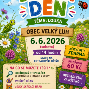 Den dětí 6.6.2026 od 14 hod.